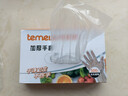 特美居（temeiju）一次性手套食品級加厚盒裝抽取式廚房PE塑料透明剝小龍蝦500只裝 曬單實(shí)拍圖