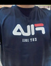FILA 斐樂官方男女同款針織T恤2025年夏季純棉寬松休閑情侶短袖t恤 曬單實(shí)拍圖