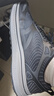斯凱奇（Skechers）官方旗艦店男鞋緩震回彈跑步鞋男抓地耐磨中考體測慢跑運動鞋 黑色/灰色 41 (260mm) 曬單實拍圖