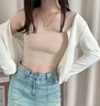 北極絨紙片內衣女胸大顯小收副乳防下垂大碼顯瘦無(wú)痕隱形背心式文胸束胸 曬單實(shí)拍圖
