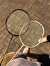 李寧（LI-NING）羽毛球拍雷霆小鋼炮超輕白色全碳素進攻型單拍4U已拉線AYPT311-4 曬單實拍圖