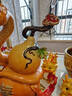 菲斯鉑亞蛇年手辦蛇擺件彩銅擺件吉祥物2025新年會(huì)春節(jié)生肖蛇客廳裝飾禮品 《福祿靈蛇》【凈重約1.6KG】 曬單實(shí)拍圖