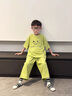 G.DUCKKIDS童裝男童睡衣夏季新款冰絲短袖兒童家居服套裝中大童男孩空調(diào)服 藍色 160 (建議身高150cm 13-14歲)cm 曬單實拍圖