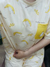紫色花語【帶胸墊防凸點(diǎn)】睡衣睡裙夏季女可外穿牛奶絲透氣香蕉兔子L 曬單實(shí)拍圖