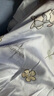 果殼（Gukoo）睡裙夏季小鹿斑比冰藍(lán)吊帶睡裙新款冰絲睡衣女家居服套裝B 小鹿斑比套裝（帶胸墊） L 曬單實拍圖