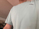 安踏（ANTA）短袖男t恤男士 冰絲速干2025春冬季透氣跑步健身訓練上衣運動(dòng)服裝 霧灰綠 XL 曬單實(shí)拍圖