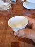 景德鎮(zhèn)（jdz）陶瓷喝茶杯家用杯子整套高溫白瓷品茗杯輕薄不沾茶漬禮盒裝花神杯 曬單實(shí)拍圖