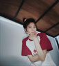 愛依服短袖t恤女寬松2023夏季新款時尚印花女上衣顯瘦百搭短袖女純棉 紅肩  紅櫻桃 L 建議110-120斤 曬單實拍圖