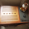 淘之良品移動(dòng)茶桌家用小茶臺竹木茶車(chē)茶幾茶具套裝自動(dòng)燒水壺一體茶水柜 【楠竹面板】茶色-65長(cháng)單抽單門(mén)（無(wú)蓋板） 曬單實(shí)拍圖