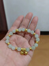 中國黃金（CHINA GOLD）和田玉珠子散珠天然正品單珠diy配珠七夕情人節(jié)禮物送女朋友老婆 淺冰晴 -- 約6mm*10顆【顆顆精選-璽晶級】 曬單實拍圖
