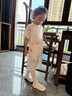 安若童新復古回潮旗袍夏裝2024新款女童真絲中國風(fēng)旗袍裙桑蠶絲連衣裙旗 錦鯉浮香（珍珠款） 110 曬單實(shí)拍圖
