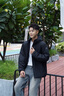 森馬（Semir）王安宇同款棉服男發(fā)熱科技棉外套三防保暖棉衣25新款冬裝連帽上衣 黑色90001 2XL 曬單實拍圖