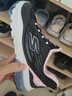 Skechers斯凱奇兒童閃穿鞋Slip-ins氣墊運(yùn)動(dòng)鞋透氣大童舒適男童鞋403839L 303944L-黑色/BLK 34 曬單實(shí)拍圖