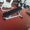 鑫聚力（XINJULI） 仰臥起坐輔助訓(xùn)練凳健身器材下斜腹肌家用男女士懶人可調(diào)健身椅 下斜腹肌訓(xùn)練凳(黑色墊子) 曬單實(shí)拍圖