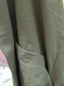 名創(chuàng)優(yōu)品（MINISO）冰絲襯衫男春季百搭基礎(chǔ)款男士高級感翻領(lǐng)潮流長袖襯衣 軍綠 L 曬單實(shí)拍圖