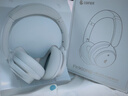 漫步者（EDIFIER）【重磅旗艦新品|藍牙V5.4】Fit900NB小金標(biāo)真無線主動降噪頭戴式藍牙耳機長續(xù)航游戲音樂耳麥禮物 云巖白+QQ音樂 曬單實拍圖