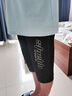 稻草人七分褲男夏季薄款運動(dòng)褲寬松休閑冰絲過(guò)膝速干褲子男士短褲 713黑色+713深灰 XL 推薦體重125-138斤 曬單實(shí)拍圖