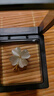 左歐（Zuoou）四葉草防走光神器胸口免縫磁吸小胸針衣服襯衫領(lǐng)口固定扣子隱形扣 貓眼石四葉草磁扣款 曬單實拍圖