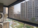 尚品森林陽臺(tái)電動(dòng)防風(fēng)卷簾涼亭防雨隔熱防曬防蚊蟲遮光智能開放式紗封窗簾 5%開孔率聚酯面料-299/平方 曬單實(shí)拍圖