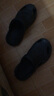 稻草人洞洞鞋男士釣魚(yú)涼鞋工裝戶外穿運(yùn)動(dòng)大碼防滑涉水沙灘拖鞋黑 42-43 曬單實(shí)拍圖
