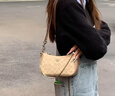 蔻馳（COACH）【官方授權店】coach女士經(jīng)典老花拿鐵色腋下單肩包斜挎送女友 CW323SVPWH淺卡其豆沙粉 曬單實拍圖