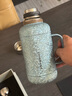 水宜生純鈦保溫壺家用智能機械溫顯高檔燜茶壺大容量便攜辦公泡茶水壺 皓月銀 1000ml 曬單實拍圖