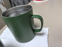 無(wú)印良品（MUJI）不銹鋼雙層馬克杯 大容量男女辦公學(xué)生水杯茶杯咖啡杯 白色 490ml 曬單實(shí)拍圖