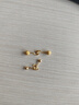 金至尊（3D-GOLD)黃金耳釘圓珠光面足金養(yǎng)耳棒耳環(huán)送女友自戴禮物按克計(jì)價(jià) 一對(duì)-金重1.03克-EF58002120 曬單實(shí)拍圖