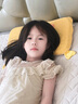 莫爾兔兒童硅膠護脊枕6個(gè)月以上嬰幼兒安撫枕1-3-6歲寶寶枕四季通用枕頭 活力小雞 【枕高3cm，適用1-6歲】 39*42cm丨冷暖雙用丨10A抗菌 曬單實(shí)拍圖