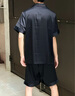 俞兆林（YUZHAOLIN）青少年睡衣男夏季冰絲薄款短袖短褲套裝男生夏天可外穿家居服 NSJYI-G542 短袖短褲套裝 XL （建議身高170，體重125-150斤） 曬單實(shí)拍圖
