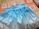 優(yōu)優(yōu)1點(diǎn)（Yoyo one）女童羽毛球套裝速干運(yùn)動(dòng)服兒童冰絲涼感短袖大童百褶裙子網(wǎng)球訓(xùn)練 6126藍(lán)色+19027白色 140 140cm 曬單實(shí)拍圖