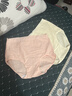 貓人媽媽大碼內(nèi)褲女士純棉抑菌檔中老年人高腰夏季薄款全棉三角短褲頭 綠色+膚色+粉色 L （約105-130斤） 曬單實(shí)拍圖