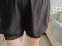 迪卡儂運動短褲速干二合一短褲越野褲跑步速干褲4944713 曬單實拍圖