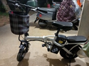 綠源電動自行車新國標(biāo)代駕折疊電動車超長續(xù)航鋁合金鋰電池助力電瓶車 航空版白色-20A-純電60公里 曬單實拍圖
