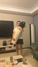 野獸派家居（tbh）熊貓嘭嘭條形抱枕 床頭靠墊沙發(fā)腰枕長(cháng)條毛絨公仔 熊貓嘭嘭 PANDA POMPOM 條形抱枕 115cm*22cm 含枕芯 曬單實(shí)拍圖