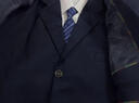 蒲戀壽衣去世全套現代裝高檔純手工男士西服款老人沖喜壽服年輕人白事裝老衣男壽衣全套高檔殯葬用品 天福-灰西服-加大號 曬單實(shí)拍圖
