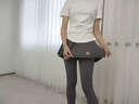 森用假兩件運動(dòng)長(cháng)褲女春夏高腰防走光健身褲羽毛球服跑步瑜伽褲裙高彈 灰色【常規款】 S 【建議80-95斤】 曬單實(shí)拍圖
