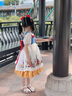 G.DUCKKIDS小黃鴨童裝洛麗塔公主裙女童裙子夏季白雪公主群新款中小童蓬蓬裙 單件裙子 90 建議80-90cm1歲半-2歲 曬單實(shí)拍圖