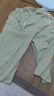紅豆居家純棉睡衣女夏季抑菌短袖舒膚家居服淡奶綠175/96A 曬單實拍圖