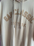 Gap女裝夏季貼布繡logo短袖衛(wèi)衣寬松運(yùn)動(dòng)連帽衫520594 米色 XL (175/92A )亞洲尺碼 曬單實(shí)拍圖