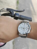 奧瑞時(shí)時(shí)尚男士全自動(dòng)非機械手表鋼帶三眼男表鋼帶商務(wù)多功能商務(wù)腕表 黑盤(pán)金針黑帶 曬單實(shí)拍圖