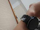 臣頌（CHENSONG）適用vivo WATCH 5編織尼龍回環(huán)表帶 黑巧色 曬單實(shí)拍圖