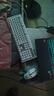 狼蛛（AULA） T610機(jī)械鍵盤(pán)手感背光有無(wú)線鼠標(biāo)套裝筆記本臺(tái)式電腦游戲鍵盤(pán)學(xué)生辦公可充電無(wú)線鍵盤(pán)生日禮物 銀白冰藍(lán)光-無(wú)線鍵盤(pán)+無(wú)線銀白鼠標(biāo) 無(wú)  官方標(biāo)配 曬單實(shí)拍圖