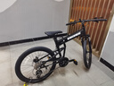 EROADE德國兒童折疊自行車(chē)男孩青少年初中小學(xué)生鋁合金山地車(chē)中大童女孩 全鋁合金造-黑色 24寸24速【競賽款】150-170cm 曬單實(shí)拍圖