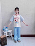 G.DUCKKIDS童裝女童睡衣夏季2025新款兒童家居服套裝洋氣印花大童女孩空調服 格子臘腸狗【短袖款】 140 (建議身高130-140 9-10歲) 曬單實拍圖