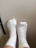 佰姿緣白色襪子女短襪夏季薄款純棉防臭無(wú)骨月子襪中筒夏天黑色配小皮鞋 白色*5 均碼 短筒款（可試穿一雙） 曬單實(shí)拍圖
