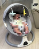 貝怡熊Beeio嬰兒躺椅0-1歲寶寶搖椅哄娃神器電動(dòng)搖搖椅新生兒禮盒滿月禮物 觸摸屏哄睡搖籃搖搖床【卡通灰】 曬單實(shí)拍圖