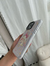 FUNNY RICH兔兔貼貼適用iPhone16ProMax手機殼蘋果15puls新款磁吸保護套漸變色透明14女款防摔高級感可愛個性 撞色珍珠白（磁吸款） iPhone 14 Pro Max 曬單實拍圖