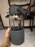 北鼎（Buydeem）茶水分離杯子耐高溫玻璃杯便攜隨手杯男女實用禮物水墨灰630ml 曬單實拍圖