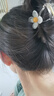 素依繡發(fā)量少抓夾女2024新款感后腦勺盤(pán)發(fā)發(fā)夾中號(hào)頭發(fā)鯊魚(yú)夾子頭飾 中號(hào)四件套1【適合發(fā)量少姐妹】 曬單實(shí)拍圖